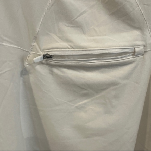 Lululemon mist over windbreaker white size 10 lightweight workout - Picture 8 of 13